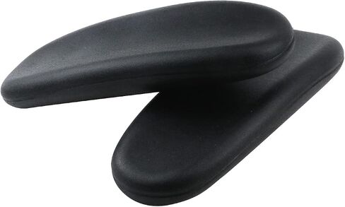 Meprotal Office Chair Armrest Replacement Arm Pads Universal PU Leather Office Chair Parts with Screws 4" Mounting Hole, 1Pair in Saudi Arabia