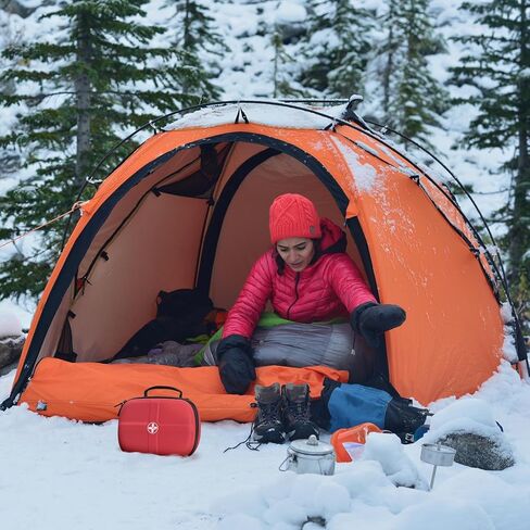 مجموعة إسعافات أولية متوسطة الحجم مكونة من 149 قطعة من RHINO RESCUE، حافظة صلبة مقاومة للماء، حقيبة مستلزمات طبية طارئة للتخييم والمشي لمسافات طويلة والسيارة والسفر والمنزل والمكتب in Kuwait