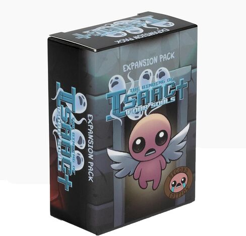 Maestro Media: The Binding of Isaac: Four Souls+ (الإصدار الثاني) - توسيع، لعبة بطاقات إستراتيجية، مرخصة رسميًا، للأعمار من 13 عامًا فما فوق، 1-4 لاعبين، 30 دقيقة in Kuwait