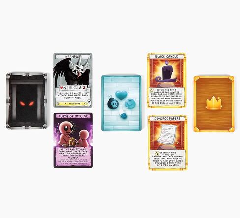 Maestro Media: The Binding of Isaac: Four Souls+ (الإصدار الثاني) - توسيع، لعبة بطاقات إستراتيجية، مرخصة رسميًا، للأعمار من 13 عامًا فما فوق، 1-4 لاعبين، 30 دقيقة in Kuwait