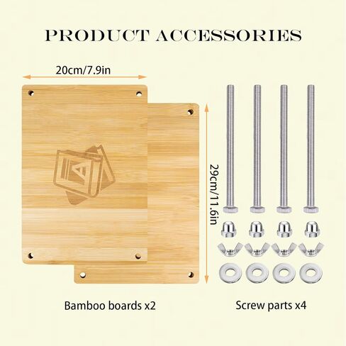sootfouuy Book Press, Wooden and Bamboo Book Press, Book Press Bookbinding, Book Binding Press for Book Binding Kits in Saudi Arabia