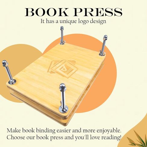 sootfouuy Book Press, Wooden and Bamboo Book Press, Book Press Bookbinding, Book Binding Press for Book Binding Kits in Saudi Arabia