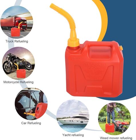 25 Pcs Gas Can Spout Replacement ，Gas Can Spout，Gas Cans，for 1/2/5/10 Gallon Gas Can Replacement of Old Style Includes Nozzle, Vent caps, Rubber Gasket, Drill bits, Auxiliary Base Cap in Saudi Arabia