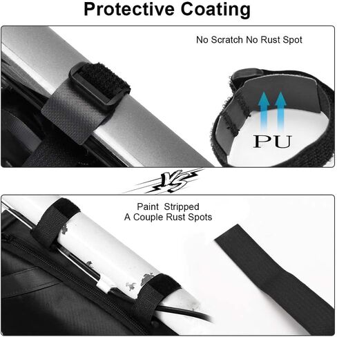 NEWBOLER Bicycle Frame Bag - Triangle Bike Bag, 3.6L Waterproof Bicycle Triangle Bag with Two Side Pockets, Bike Frame Storage Bag, Bicycle Under Tube Bag for Mountain Road Bike Travel in Kuwait