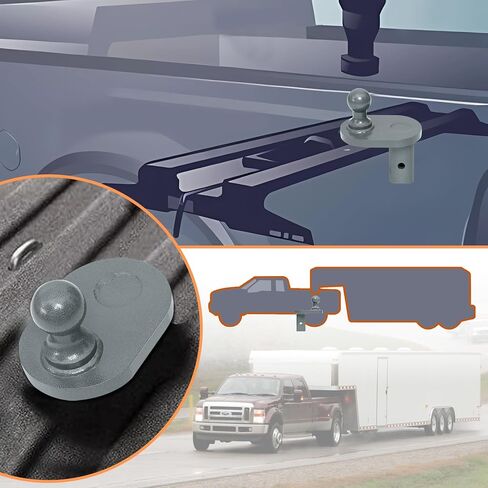 وصلات مقطورة معقوفة GNXA4085، وصلات مقطورة ثقيلة الأوفست، قطر 4 بوصات كرة أوفست 2-5/16 بوصة تعمل مع وصلات ربط معقوفة B&W، 20000 LB GTW/5000 LB VTW in Kuwait