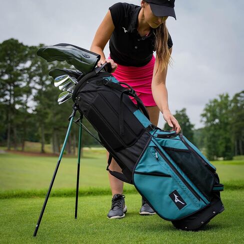 Mizuno BR-D3 Golf Stand Bag | 4 Way Top Cuff | 2 Full Length Dividers | Dual Shoulder Straps | Full Length Stand Legs | Insulated Drink Pouch in Saudi Arabia
