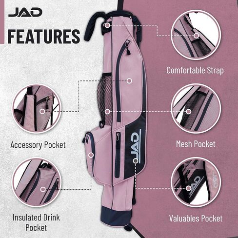Sunday Golf Bag - Premium Everyday Sunday Golf Bag with Stand for Men, Women and Ladies, Ultra Lightweight, Easy to Carry Pitch n Putt Carry Bag in Saudi Arabia