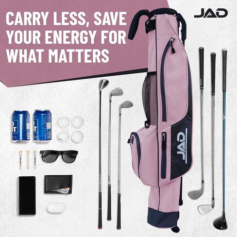 Sunday Golf Bag - Premium Everyday Sunday Golf Bag with Stand for Men, Women and Ladies, Ultra Lightweight, Easy to Carry Pitch n Putt Carry Bag in Saudi Arabia