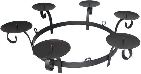 Sunjoy Gazebo Candelabra Outdoor Patio Lighting, Illuminate Your Gazebo, Wrought Iron Hanging Candelabra, 18.5 x 16.5 x 18.9-inches in Saudi Arabia