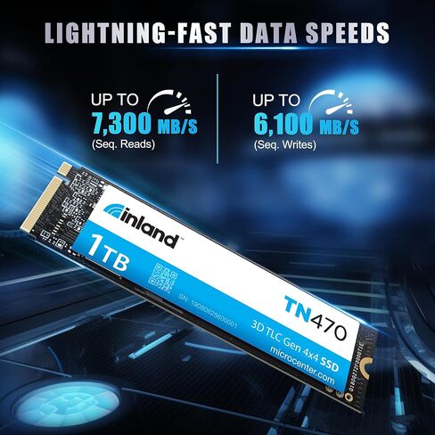 INLAND TN470 1TB NVMe SSD PCIe 4.0 Gen4x4 Internal Gaming Solid State Drive in Kuwait