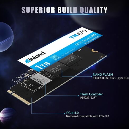 INLAND TN470 1TB NVMe SSD PCIe 4.0 Gen4x4 Internal Gaming Solid State Drive in Kuwait