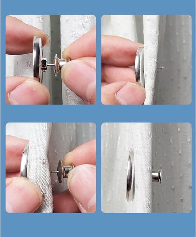 8 Pairs Curtain Magnets Closure,Magnetic Curtain Clips,Strong Magnets Curtains Weights for Prevent Light Leaking Keep Curtain Closed for Home Bedroom Office Curtain Draperies in Saudi Arabia