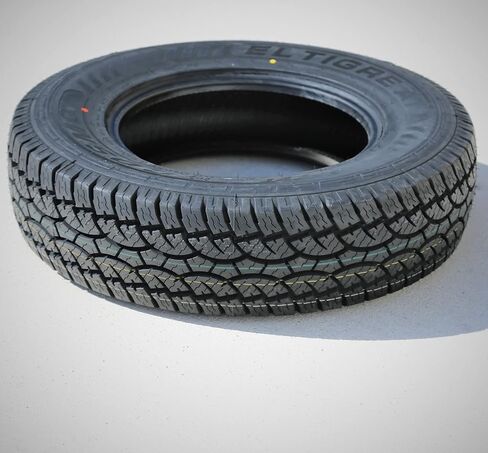 Cosmo El Tigre AT A/T شاحنة خفيفة للطرق الوعرة لجميع التضاريس - إطار شعاعي LT225/75R16 225/75/16 225/75-16 115/112S نطاق التحميل E LRE 10 طبقات BSW جدار جانبي أسود in Kuwait