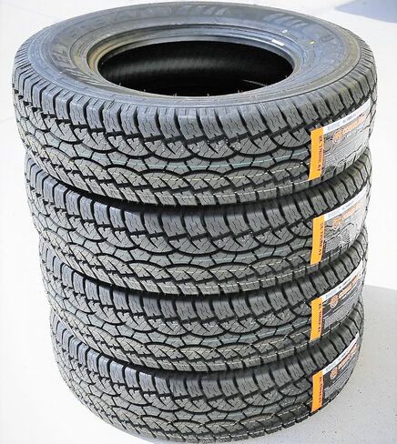 Cosmo El Tigre AT A/T شاحنة خفيفة للطرق الوعرة لجميع التضاريس - إطار شعاعي LT225/75R16 225/75/16 225/75-16 115/112S نطاق التحميل E LRE 10 طبقات BSW جدار جانبي أسود in Kuwait