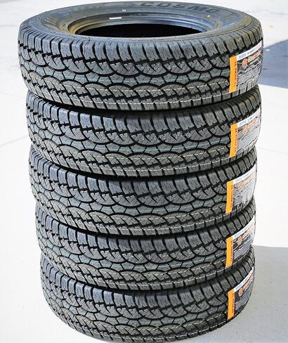 Cosmo El Tigre AT A/T شاحنة خفيفة للطرق الوعرة لجميع التضاريس - إطار شعاعي LT225/75R16 225/75/16 225/75-16 115/112S نطاق التحميل E LRE 10 طبقات BSW جدار جانبي أسود in Kuwait