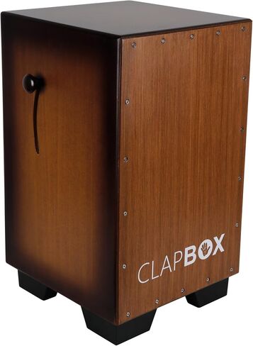 Cajon Drum Box Oak Wood (H:20" W:12" L:12") - NOT MADE IN CHINA - Three Internal Snares with Bonus Features | Most Popular Cajone Online (Black, CB50) in Saudi Arabia