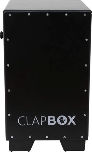 صندوق طبل كاجون من خشب البلوط (الارتفاع: 20 بوصة العرض: 12 بوصة الطول: 12 بوصة) - غير مصنوع في الصين - ثلاثة أفخاخ داخلية مع ميزات إضافية | الكاجون الأكثر شعبية على الإنترنت (أسود، CB50) in Kuwait