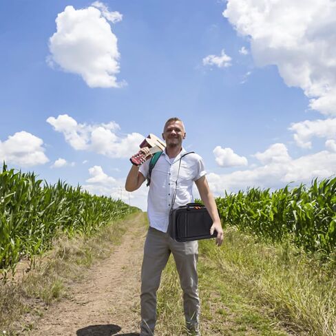 حقيبة ظهر للسفر من القماش الكلارينيت حقيبة ظهر صلبة من الكلارينيت حقيبة كتف مع حزام ملحق أداة الرياح لحاوية السفر الكلارينيت (أسود) in Kuwait