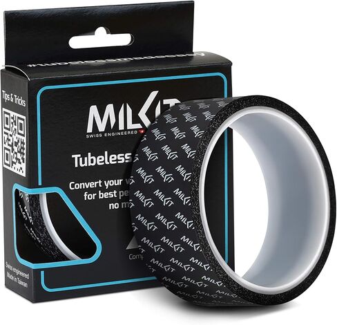 milKit Tubeless Rim Tape - 11yd (10m) Rim Strip Roll - Extra Strong Bicycle Rim Tape 21mm -25mm - 29mm - 32mm Available Widths (21mm) in Saudi Arabia