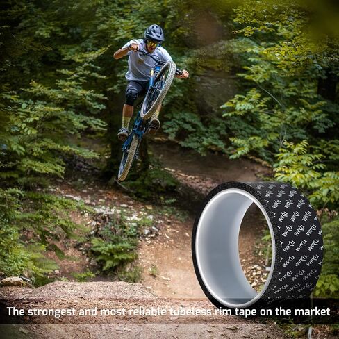 milKit Tubeless Rim Tape - 11yd (10m) Rim Strip Roll - Extra Strong Bicycle Rim Tape 21mm -25mm - 29mm - 32mm Available Widths (21mm) in Saudi Arabia