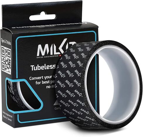 milKit Tubeless Rim Tape - 11yd (10m) Rim Strip Roll - Extra Strong Bicycle Rim Tape 21mm -25mm - 29mm - 32mm Available Widths (21mm) in Saudi Arabia