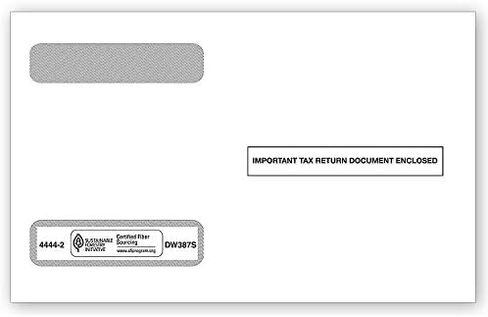 Blank W2 4-Up Horizontal Tax Forms 2023, 25 Employee Set, Designed for QuickBooks Online and Accounting Software, with Back Instructions, 25 Self Seal Envelopes Included, 4 Down Forms in Saudi Arabia
