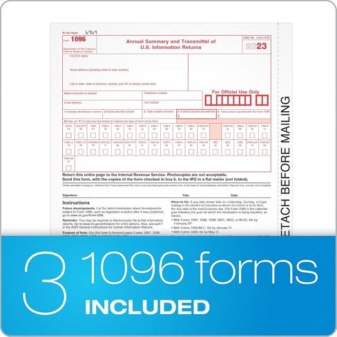 Adams Tax Forms 2023, 1099 MISC Tax Kit, 5 Part, Laser/Inkjet, 50 Recipients, Plus 3 Transmittal Forms, 2 Up (TXA22993MISC-23) in Saudi Arabia