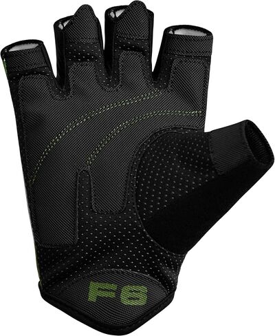 RDX Weight Lifting Gloves Gym Fitness Workout, Anti Slip Padded Palm Elasticated Strength Training Equipment Men Women Half Finger Exercise Bodybuilding Calisthenics Cycling Rowing Climbing in Kuwait