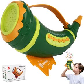 Toys for 3 4 5 6 7 8 Year Old Boys, Animal Assembly Call Horn Toy Age 3-8 Year Old Boy Girl Gift for 4 5 6 Year Old Boy Gift Age 5 6 7 8 Boy Girl Toddler Toys Kids Animal Assembly Call Horn (Green)