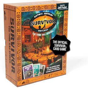 Exploding Kittens Survivor: The Tribe Has Spoken- The only Official Card Game for Survivor Fans - Family Party Game for Ages 8 and up - 3 to 6 Players - Great for Adults, Teens & Kids