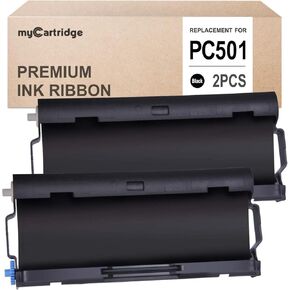 myCartridge 2 Pack PC501 Compatible with Brother Fax Cartridge for use in Brother FAX 575 Fax Printers