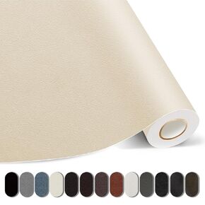 Leather Repair Patches, Self-Adhesive Leather Repair Tape, Stretch Leather Repair Kit for Couch Furniture Sofas Car Seats (Black, 3.5X79 Inch)