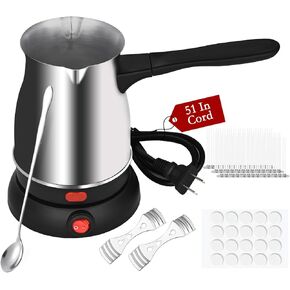 Candle Wax Melter,Stainless Steel Electric Wax Melter for Candle Making,Candle Making Kit with Hot Plate,Double Spouts Wax Melting Pot with 52IN Cord,Candle Making Supplies