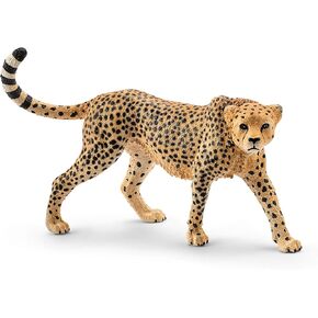 Schleich Wild Life, Animal Figurine, Animal Toys for Boys and Girls 3-8 Years Old, Female Cheetah, Ages 3+