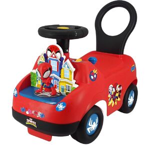 Kiddieland Lights N' Sounds Spidey Adventure Ride-On, Large