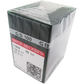 GROZ-BECKERT Needle in CKPSMS Clear Plastic Box- 100 Groz-Beckert 135X17 DPX17 SY3355 for Industrial Walking Foot Machine Needles (22/140)