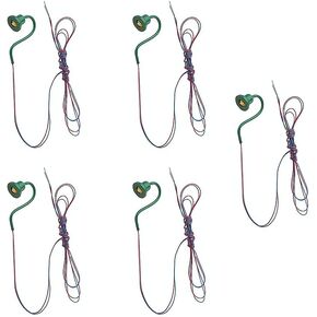 Comimark 5 PCS HO Scale Classic Wall Mount Gooseneck Lamps/Street Lamp Model Making Railroad/Model Park Lamps/Railroad Layout