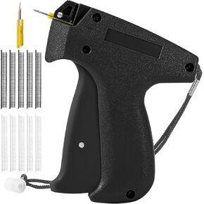 Handheld Stitch Gun for Clothes – Quick Clothing Fixer & Sewing Kit– Includes 2 Micro Needles, 3000 Fasteners (Black & White) – Ideal for Quilting, Edging & DIY Repairs–Mini Stitch Gun for Quick Fixes