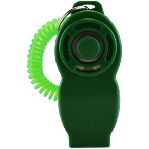 Dog Clicker 2 in 1 Dog Whistle Effective Pet Training Clicker with Wrist Strap for Dog Puppy Cat Behavioral Training