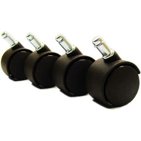 Chromcraft Casters in Brown (Set of 16)