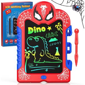 Spider LCD Writing Tablet for Kids: Spidolapse Colorful Doodle Board & Drawing Pad Toys for 3 4 5 6 7 8 Year Old Boys Girls Toddler Christmas Birthday Gifts for Kid Age 4-6