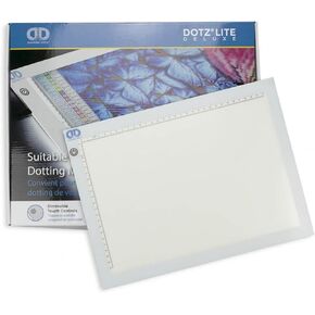 DIAMOND DOTZ ® - Dotzlite - Deluxe, Light Pad, Diamond Art Light Board, Diamond Painting Light Board, Light Pad for Diamond Painting, Diamond Painting Light Pad