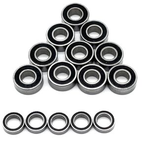 15pcs Rubber Sealed RC Ball Bearings Kit 5x8x2.5mm 5x11x4mm Compatible with Tamiya Grasshopper Lunchbox Hornet 1/10 RC Car Upgrade Parts