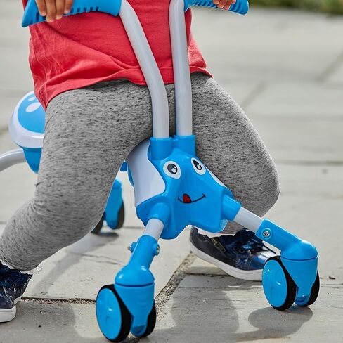 دراجة سكرامبل بج هورنت للأطفال تركب على دراجة ثلاثية العجلات للأطفال الرضع والأطفال الصغار الذين تزيد أعمارهم عن 12 شهرًا، لعبة تنموية لتوازن الدراجة ذات 4 عجلات لتعزيز ثقة الأطفال في اللعب الداخلي والخارجي (العلكة) in Kuwait