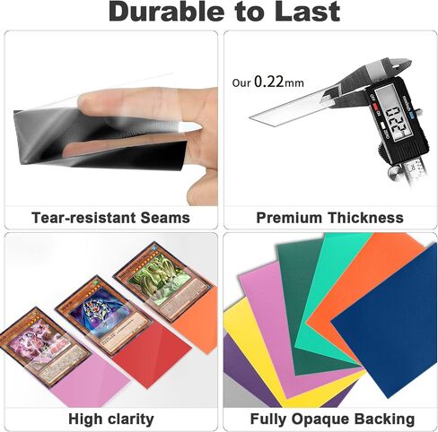 Black Yu-gi-oh Card Sleeve 200 Pack, Japanese Small Card Sleeves 62x89mm, Back Textured Perfect Shuffling, Protect Your Japanese Sized Trading Cards Kpop Photocard Never Tear in Saudi Arabia