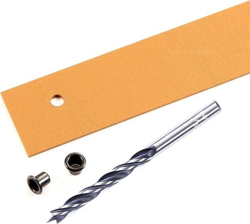 Eyelet Hole Drill - (#8 Size) - (for ¼ Inch Diameter Eyelets) - USA Design - Create Precision Eyelet Holes for Holster Making, Upholstery, Leather, Wood, Plastic in Kuwait