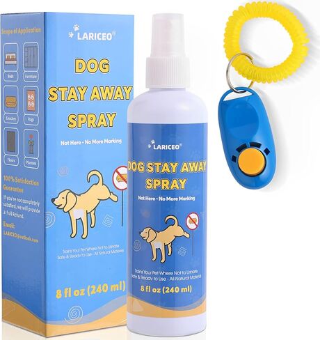 Not Here Dog Spray! Training Spray for Dogs to Stop Peeing - Pet No More Marking - Dog Pee Deterrent Spray for Indoors & Outdoor Use - Safe Dog Repellent Spray for Peeing - Dog Stay Away - 8oz in Kuwait
