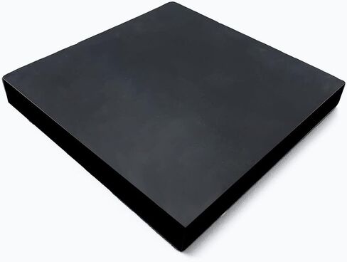 MIKMAYTOO Rubber Bench Block Jeweler's Rubber Bench Block Rubber Stamping Block for Hammering, Shaping, Chasing, Flattening Metals (100 * 100 * 15mm) in Kuwait