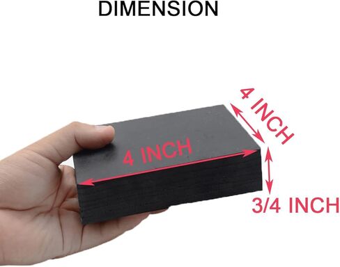 MIKMAYTOO Rubber Bench Block Jeweler's Rubber Bench Block Rubber Stamping Block for Hammering, Shaping, Chasing, Flattening Metals (100 * 100 * 15mm) in Kuwait