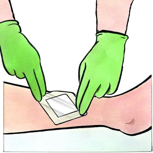 Medline Dressing Stratasorb Comp Island, 10 Count in Saudi Arabia